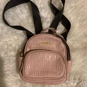 NWOT Steve Madden Blush pink mini backpack